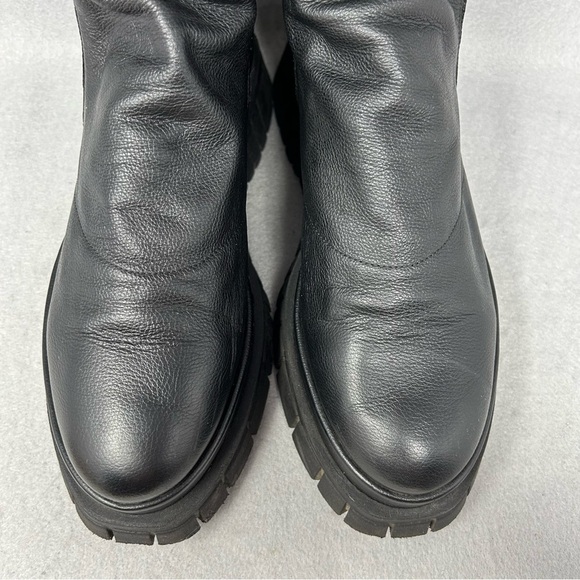 ALL BLACK Lester Lugg Leather Bootie Women's Boot, Women’s Size US 9.5/EU 40 - Picture 6 of 13